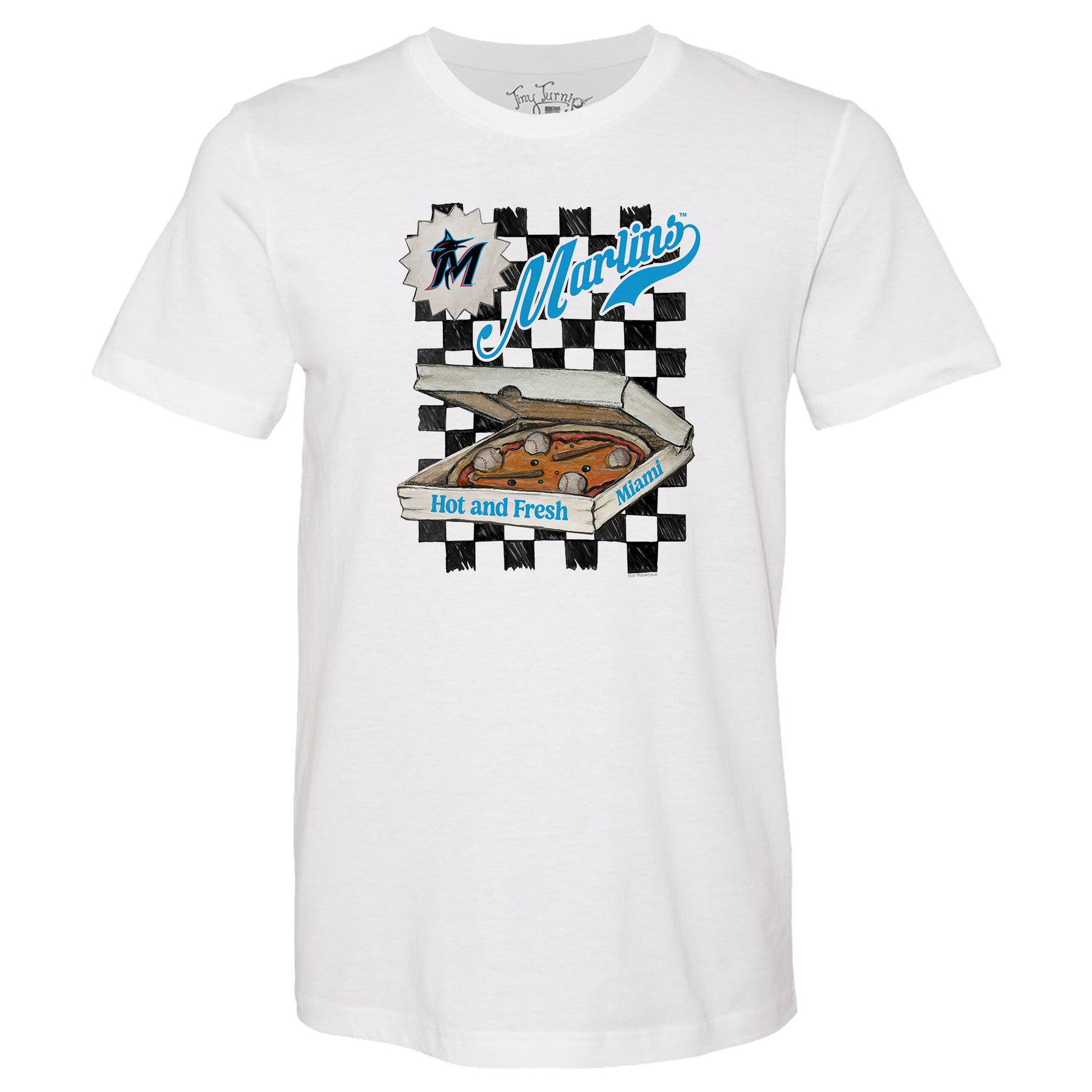 Miami Marlins Pizza Tee Shirt