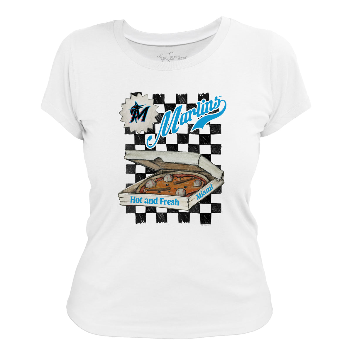 Miami Marlins Pizza Tee Shirt