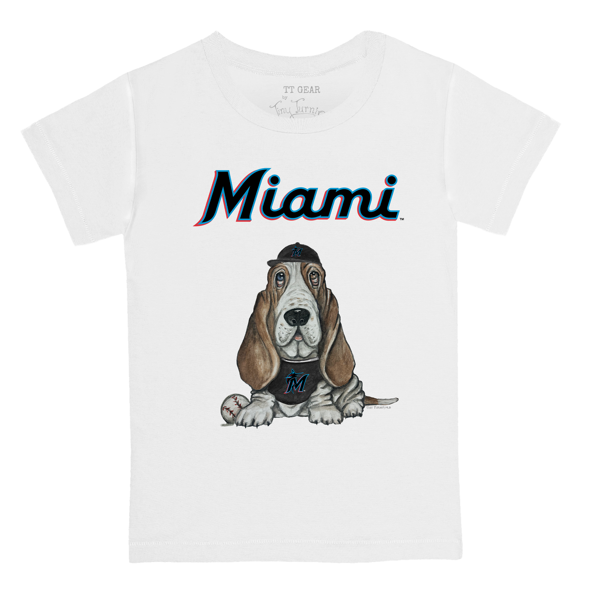 Miami Marlins Puddy Kid's Tee Shirt - Tiny Turnip