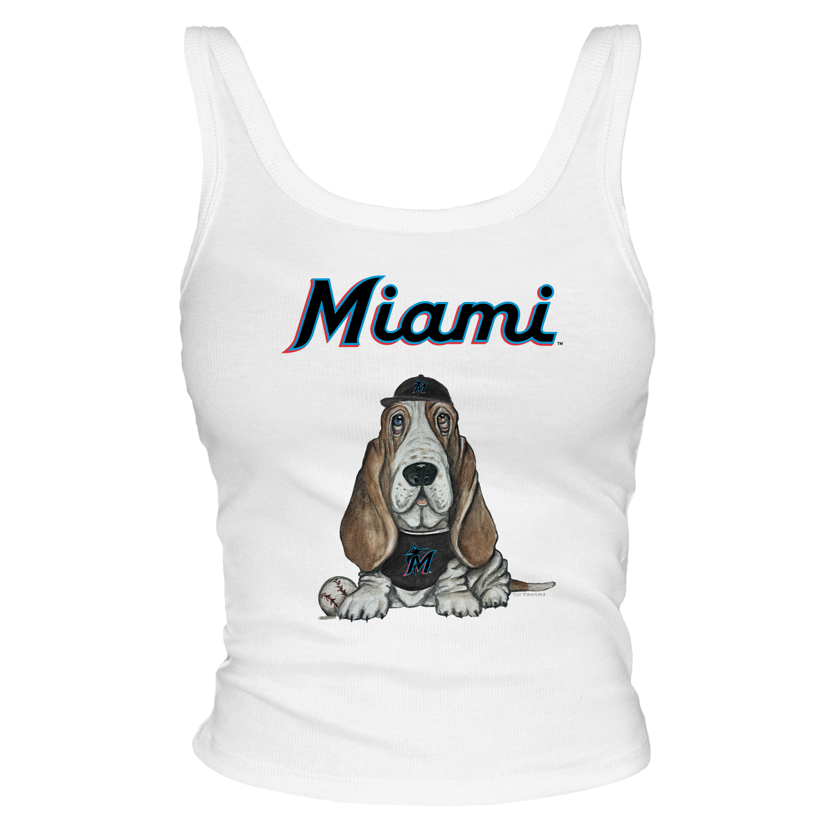Miami Marlins Puddy Tank - Tiny Turnip