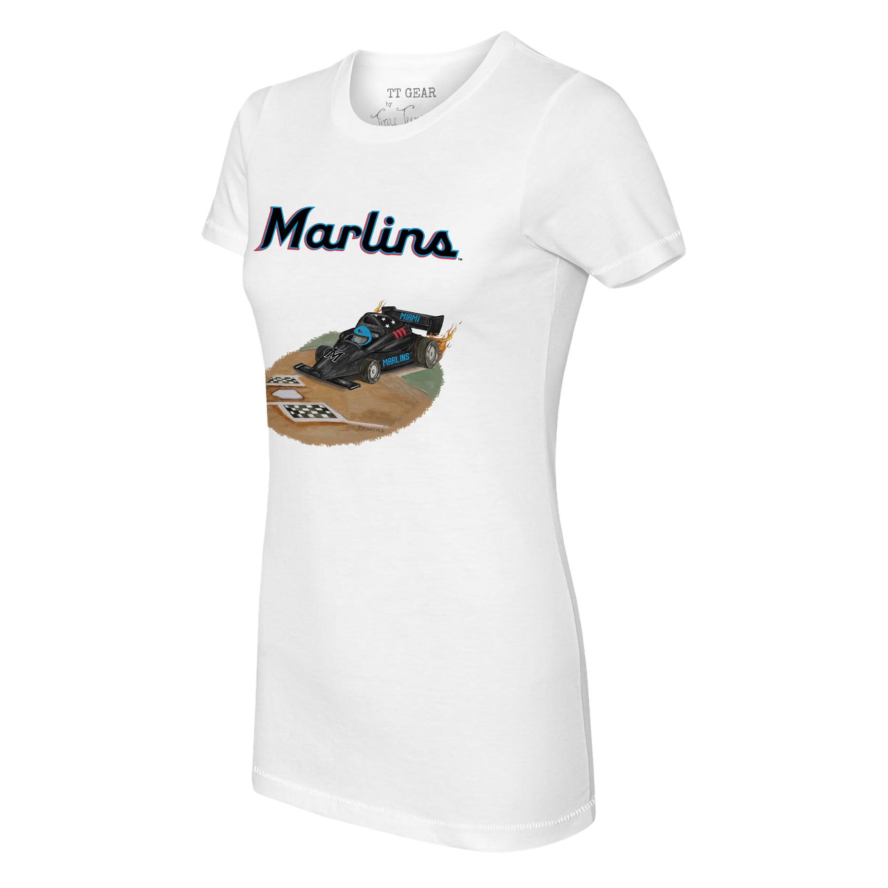 Miami Marlins Race Car Tee Shirt