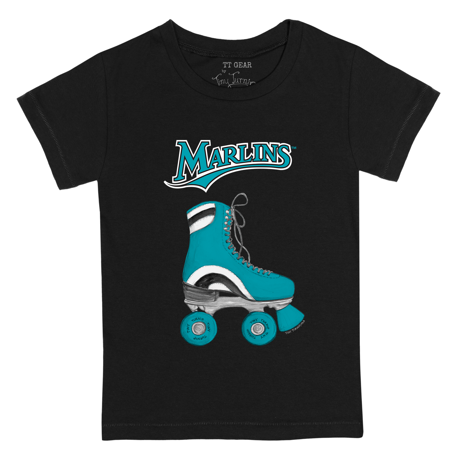 Miami Marlins Retro Skate Kid's Tee Shirt