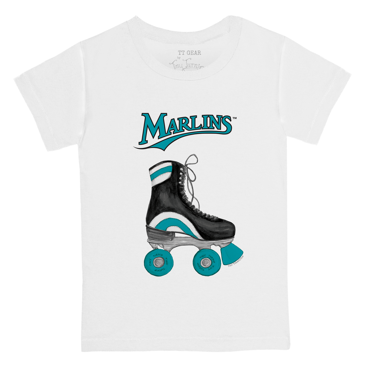 Miami Marlins Retro Skate Kid's Tee Shirt
