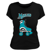 Miami Marlins Retro Skate Women's Tee Shirt