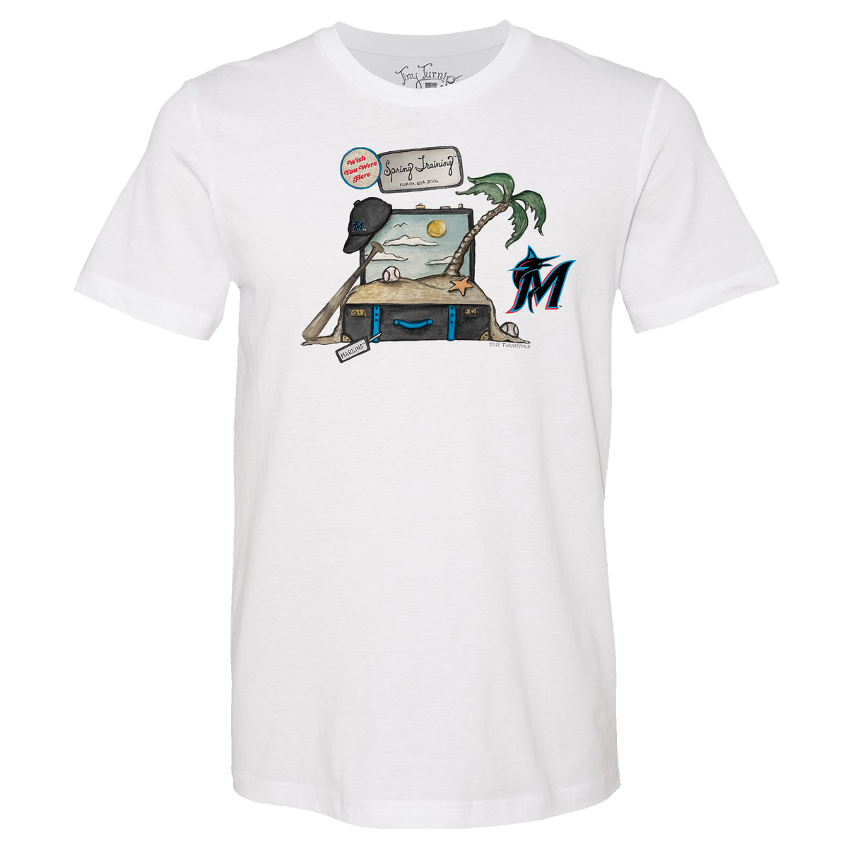 Miami Marlins Spring Training 2026 Unisex Tee Shirt - Tiny Turnip