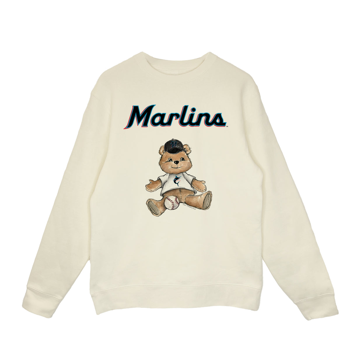 Miami Marlins Teddy Crewneck Sweatshirt