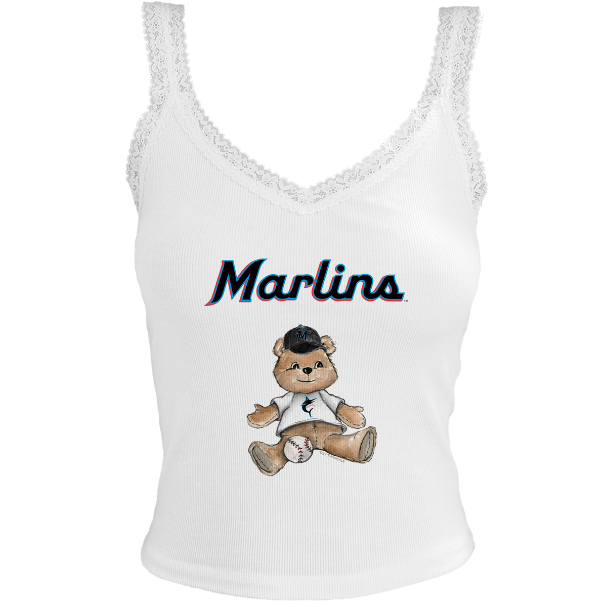 Miami Marlins Teddy Lace Tank