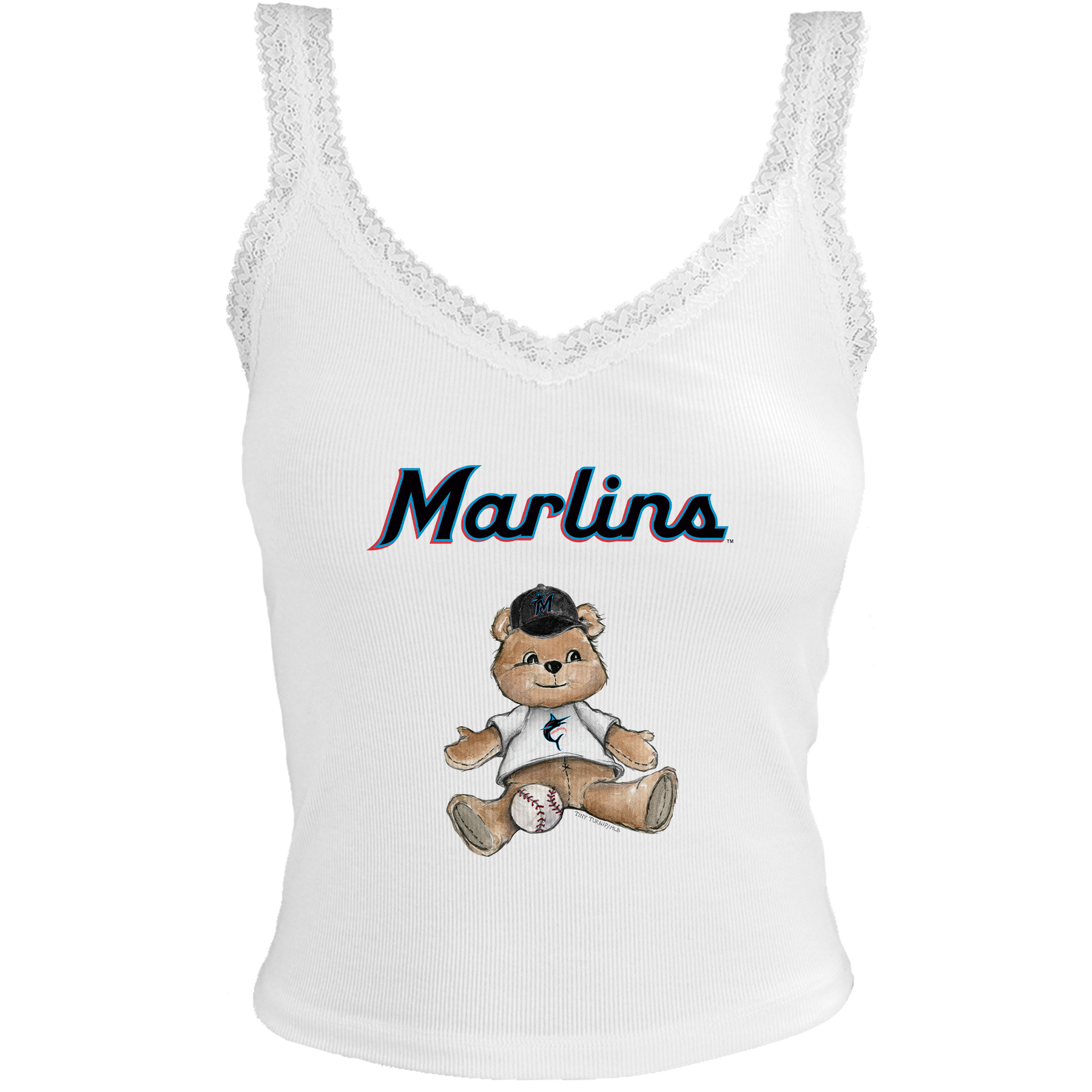 Miami Marlins Teddy Lace Tank