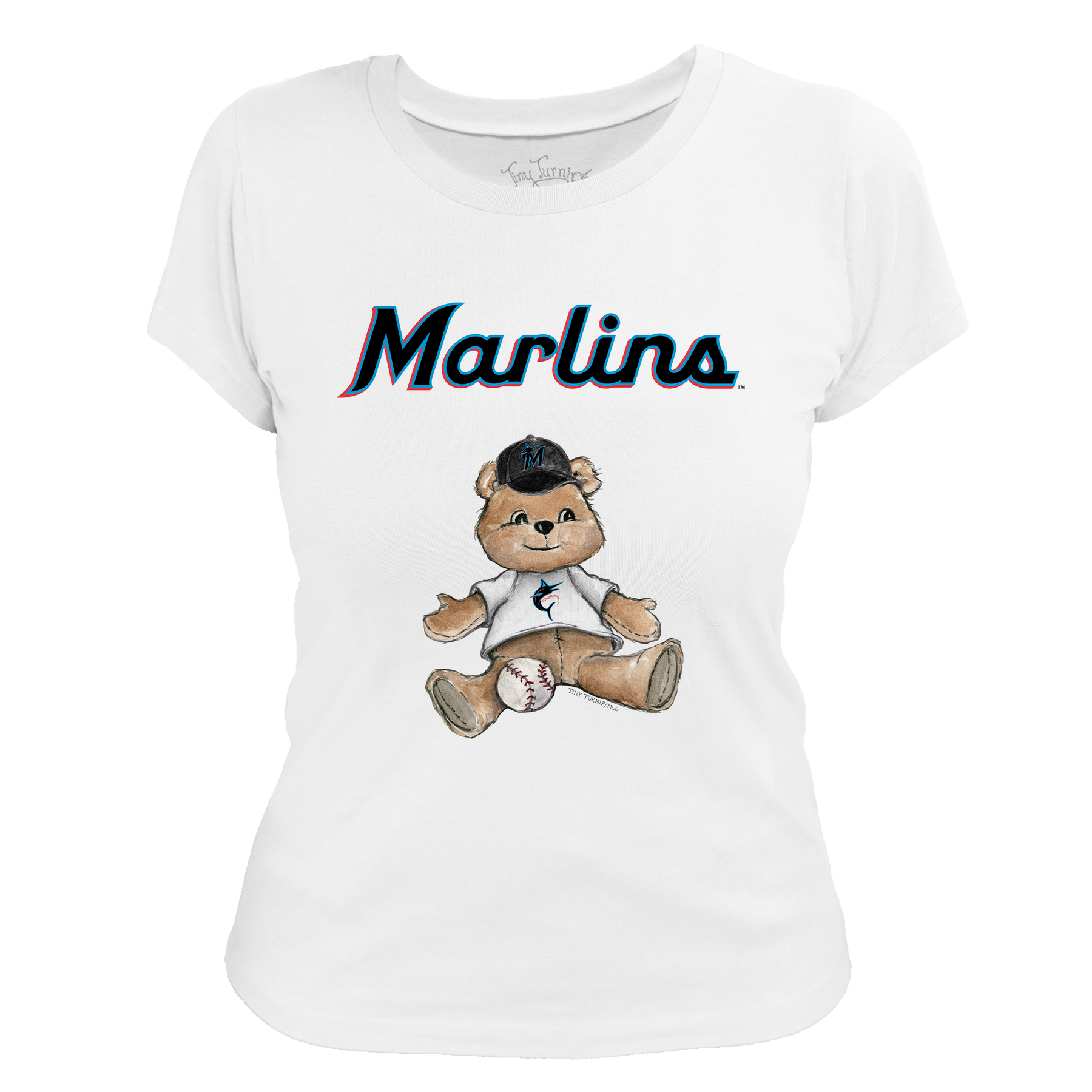 Miami Marlins Teddy Women's Tee Shirt