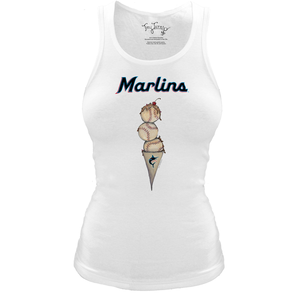 Miami Marlins Triple Scoop Classic Tank