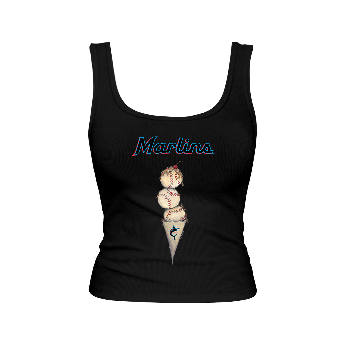 Miami Marlins Triple Scoop Emmy Tank