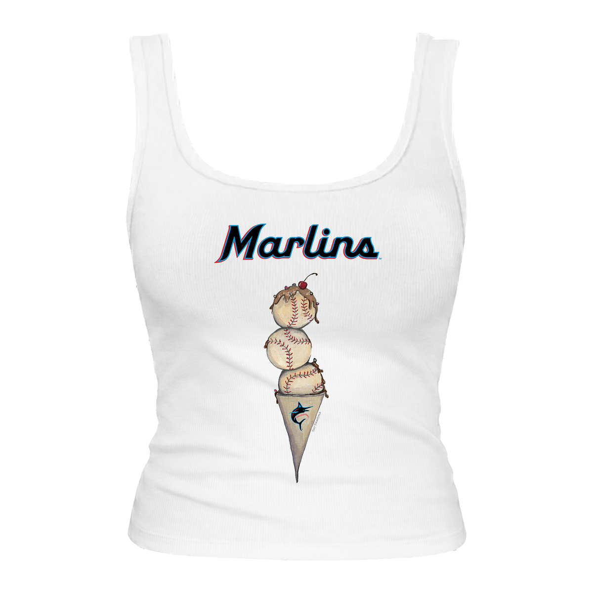 Miami Marlins Triple Scoop Emmy Tank