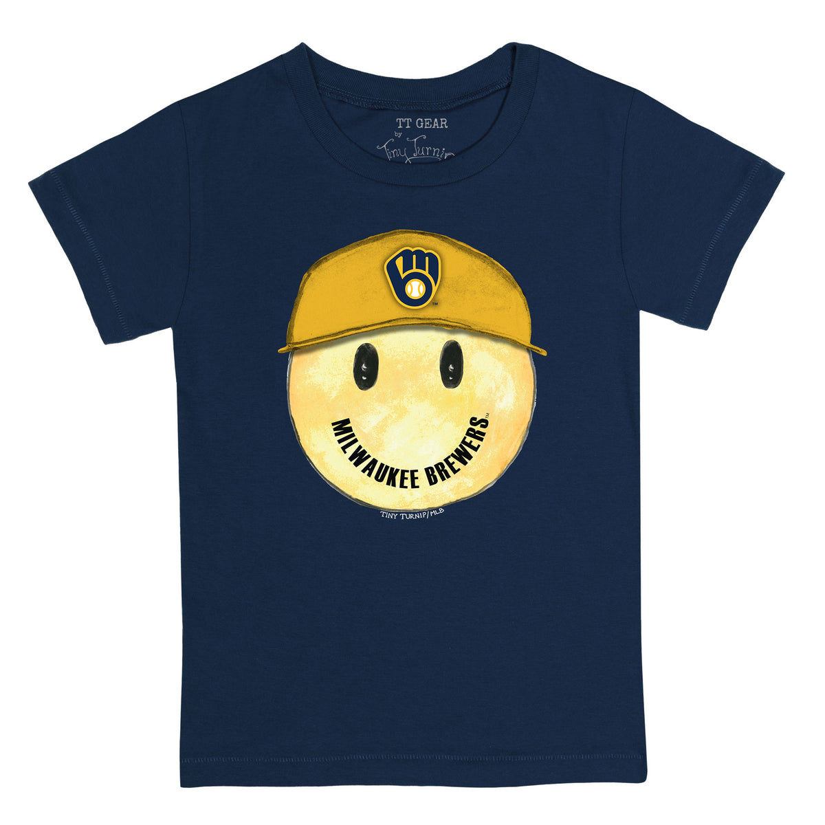 Milwaukee Brewers Smiley Tee Shirt