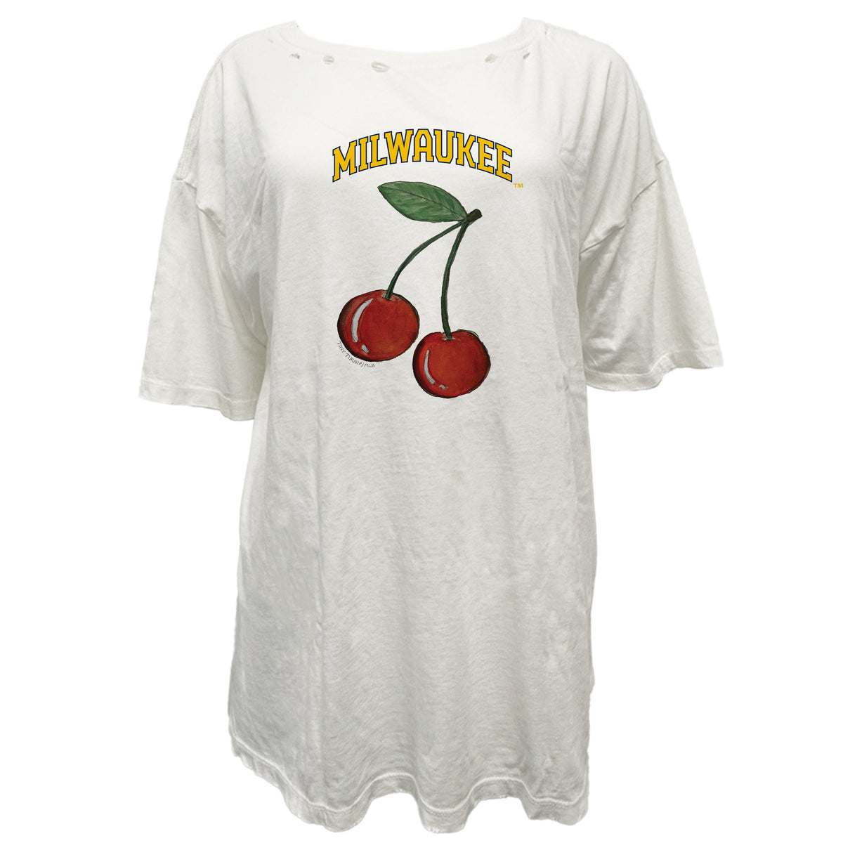 Milwaukee Brewers Cherry Vintage Tee