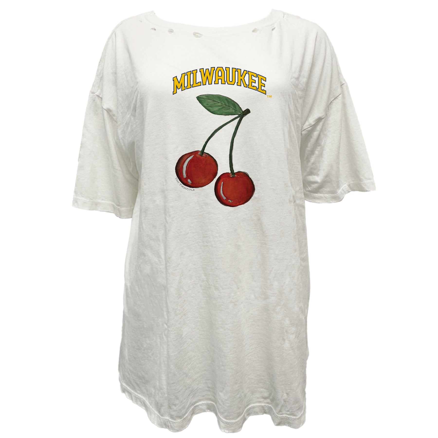 Milwaukee Brewers Cherry Vintage Tee