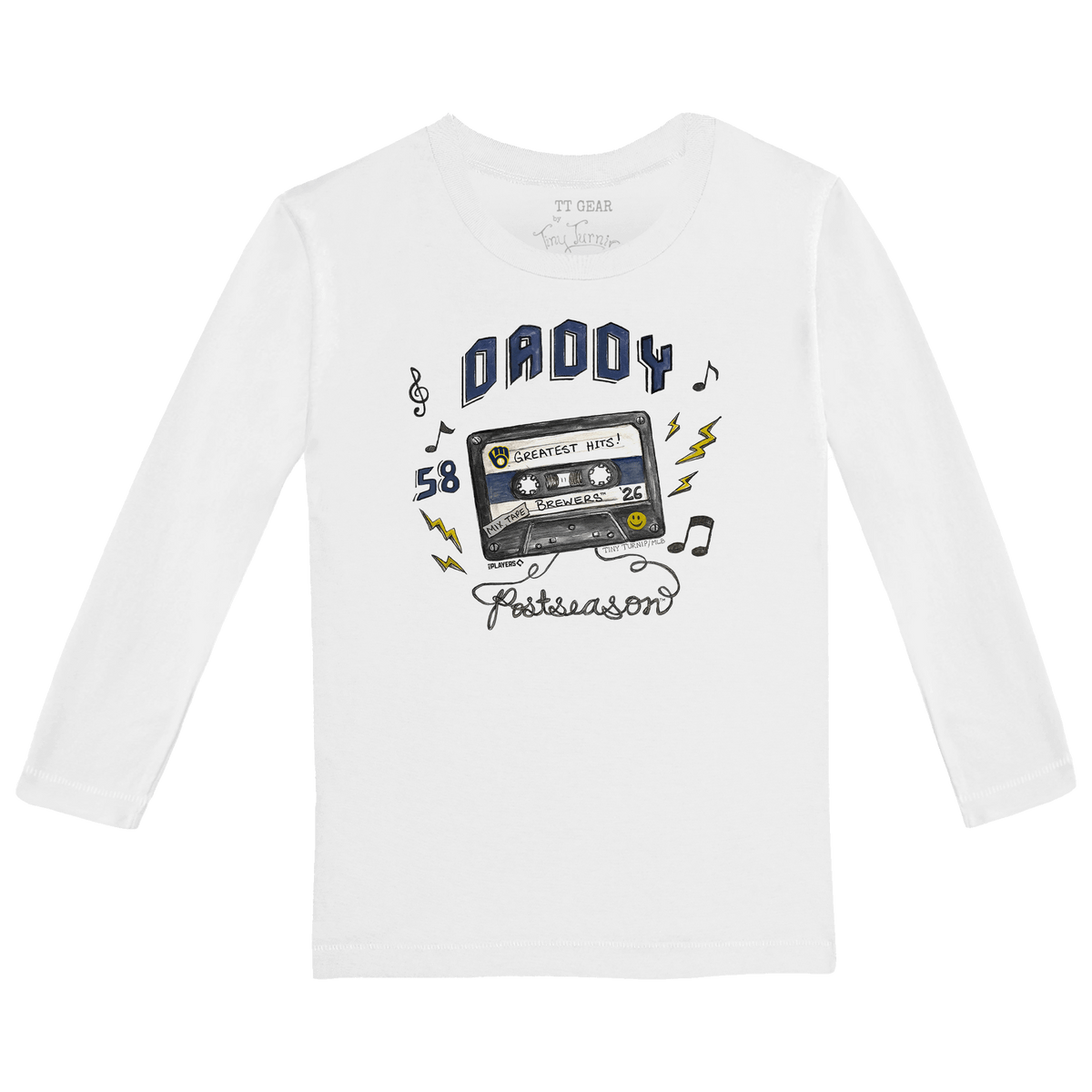 VIP Milwaukee Brewers Postseason '26 Kid's Long-Sleeve Tee Shirt