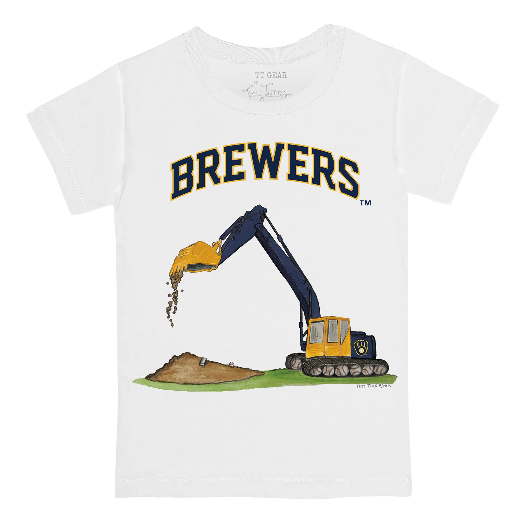 Milwaukee Brewers Excavator Tee Shirt