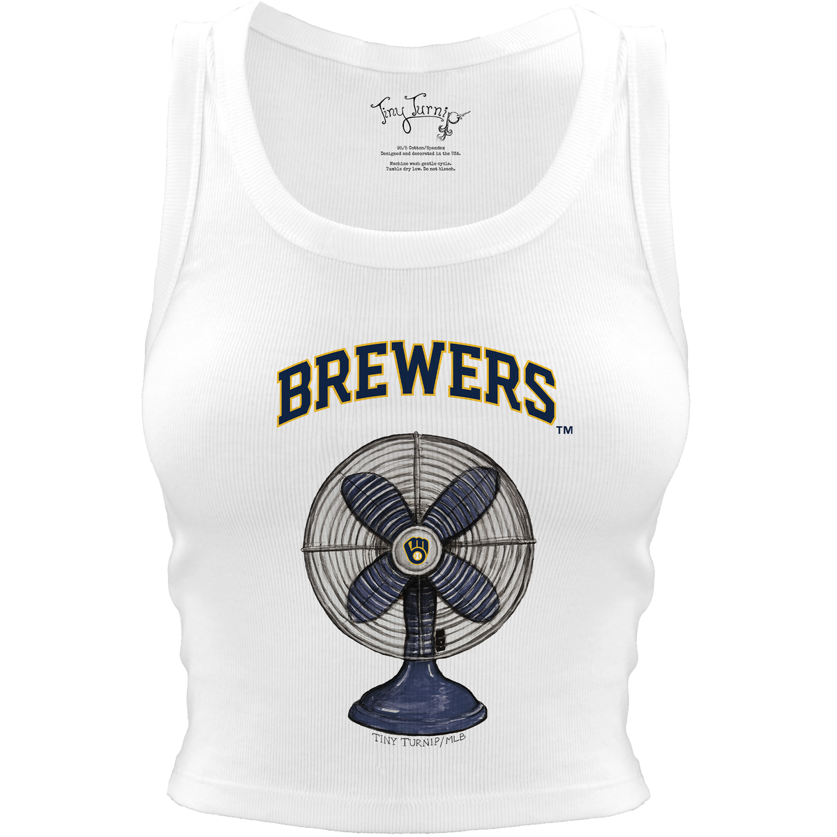 Milwaukee Brewers Fan Crop Tank