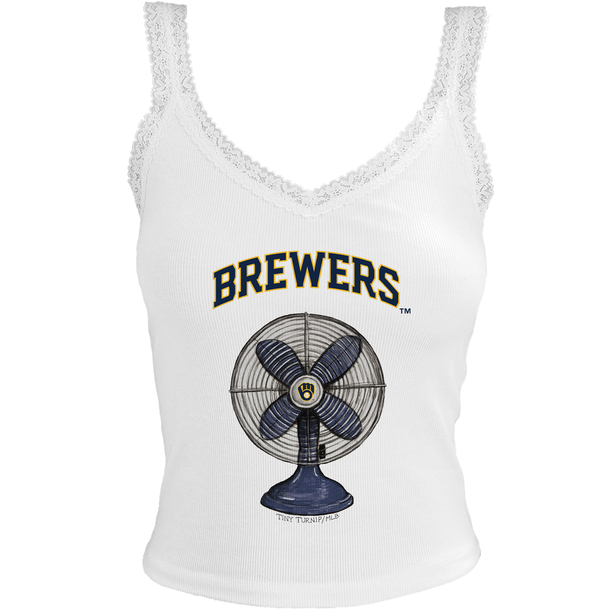 Milwaukee Brewers Fan Lace Tank