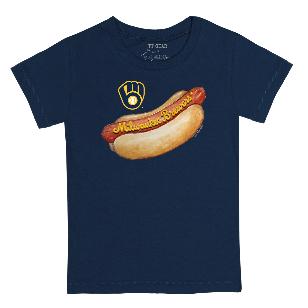 Milwaukee Brewers Hot Dog Kid's Tee Shirt