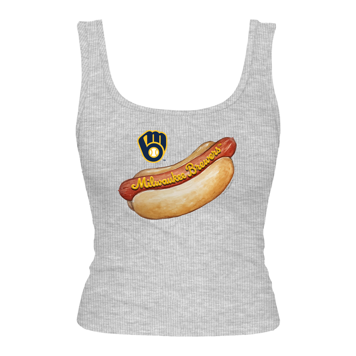 Milwaukee Brewers Hot Dog Emmy Tank