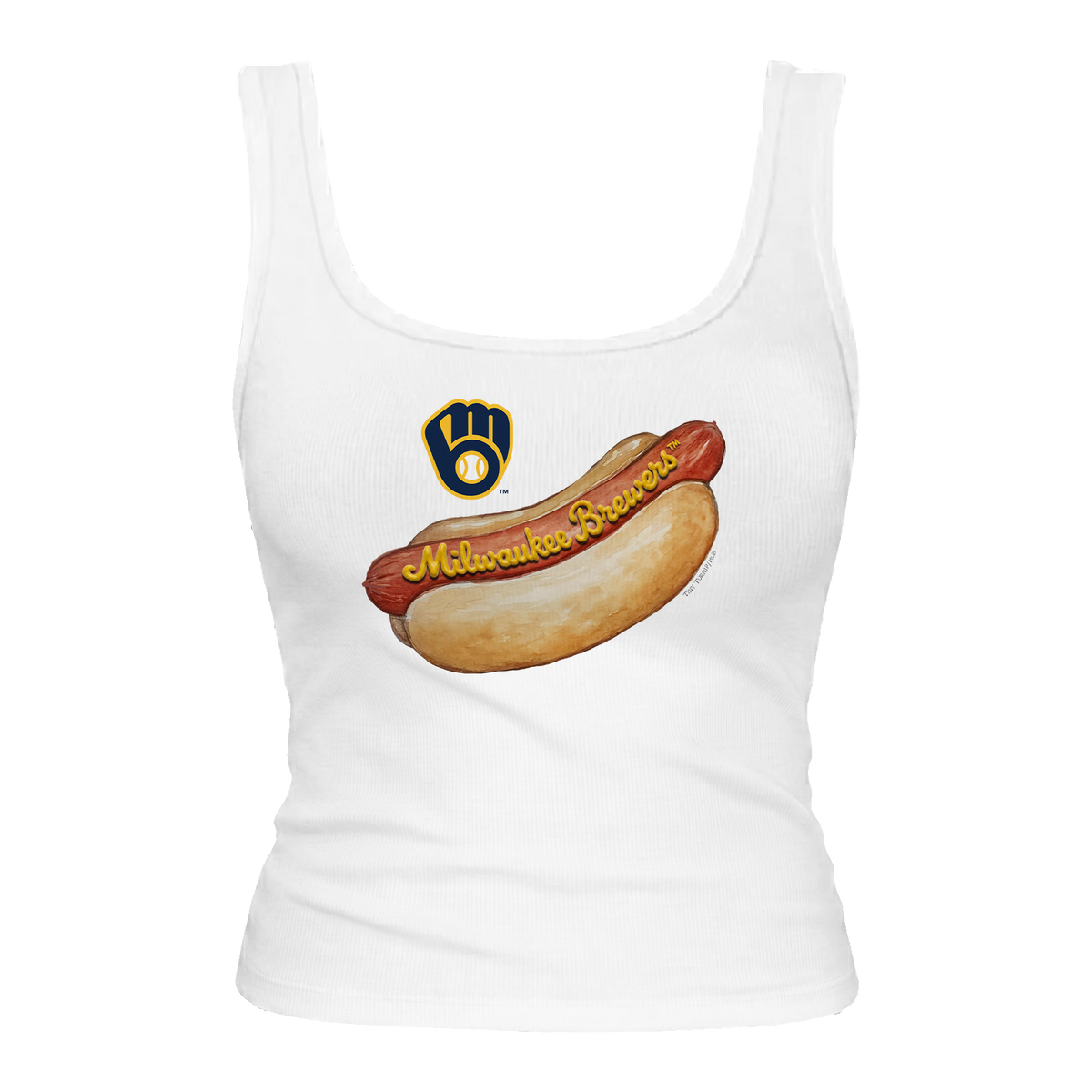 Milwaukee Brewers Hot Dog Emmy Tank