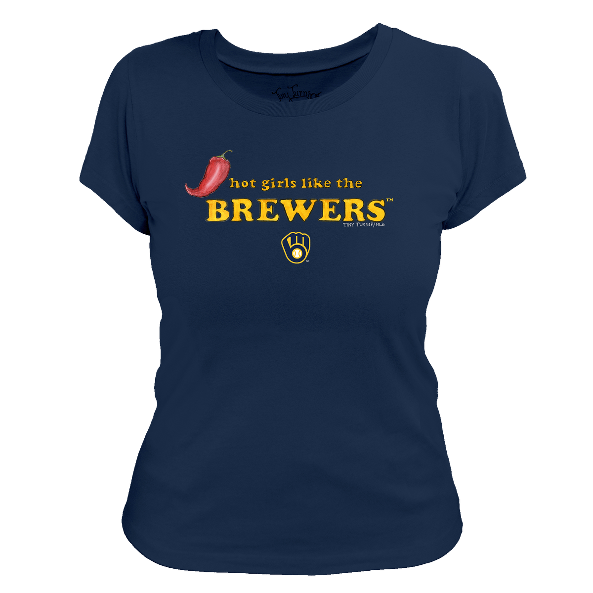 Milwaukee Brewers Hot Girls Women's Tee Shirt