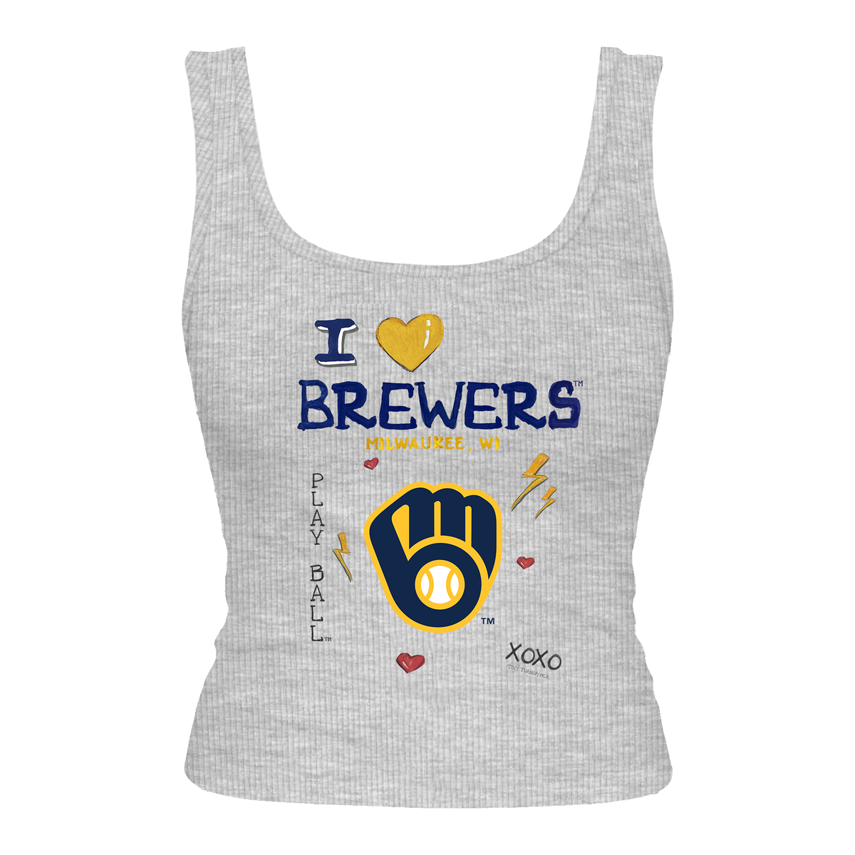 Milwaukee Brewers I Heart Brewers Emmy Tank