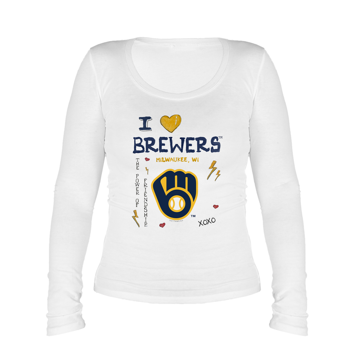 I Heart Brewers Women's Legend Long Sleeve
