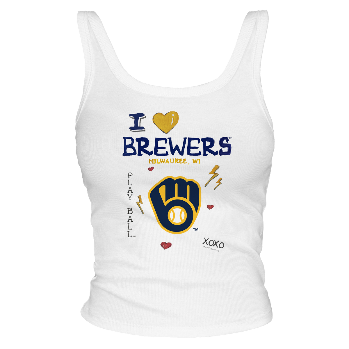 I Heart Brewers Tank - Tiny Turnip