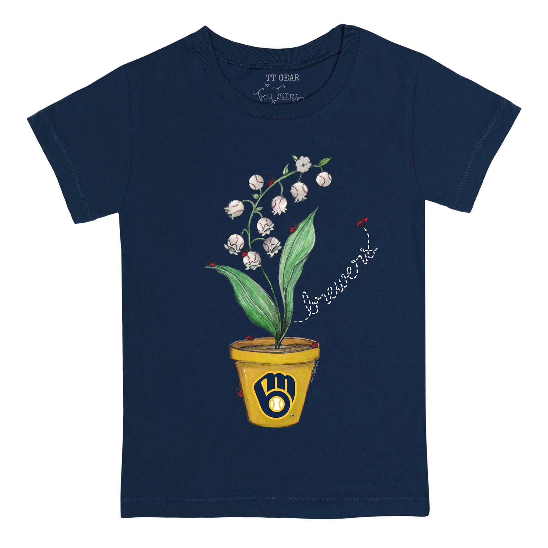 Milwaukee Brewers Ladybug Tee Shirt
