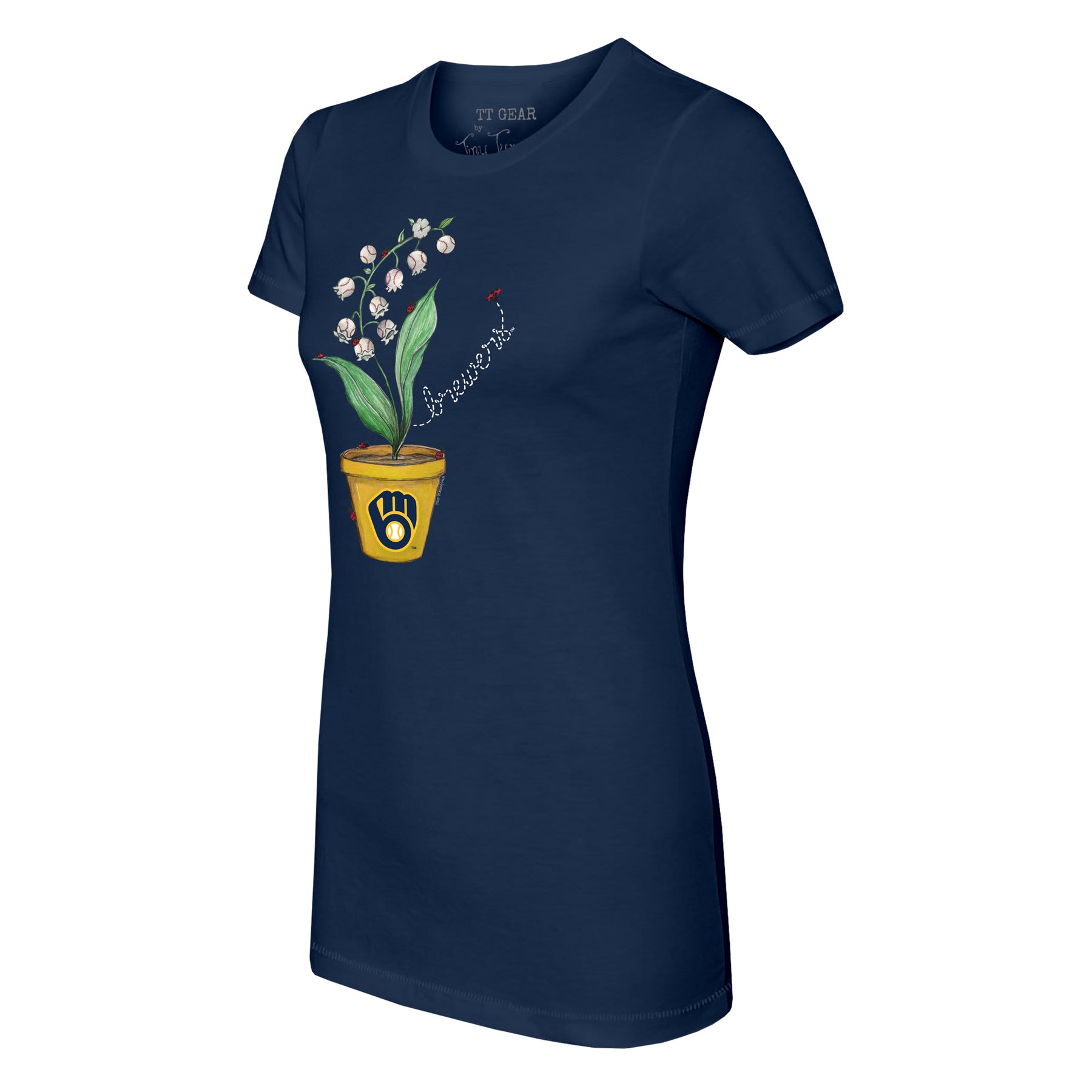 Milwaukee Brewers Ladybug Tee Shirt