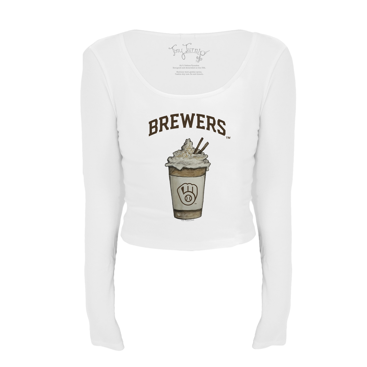 Milwaukee Brewers Latte Women's Lucy Long Sleeve