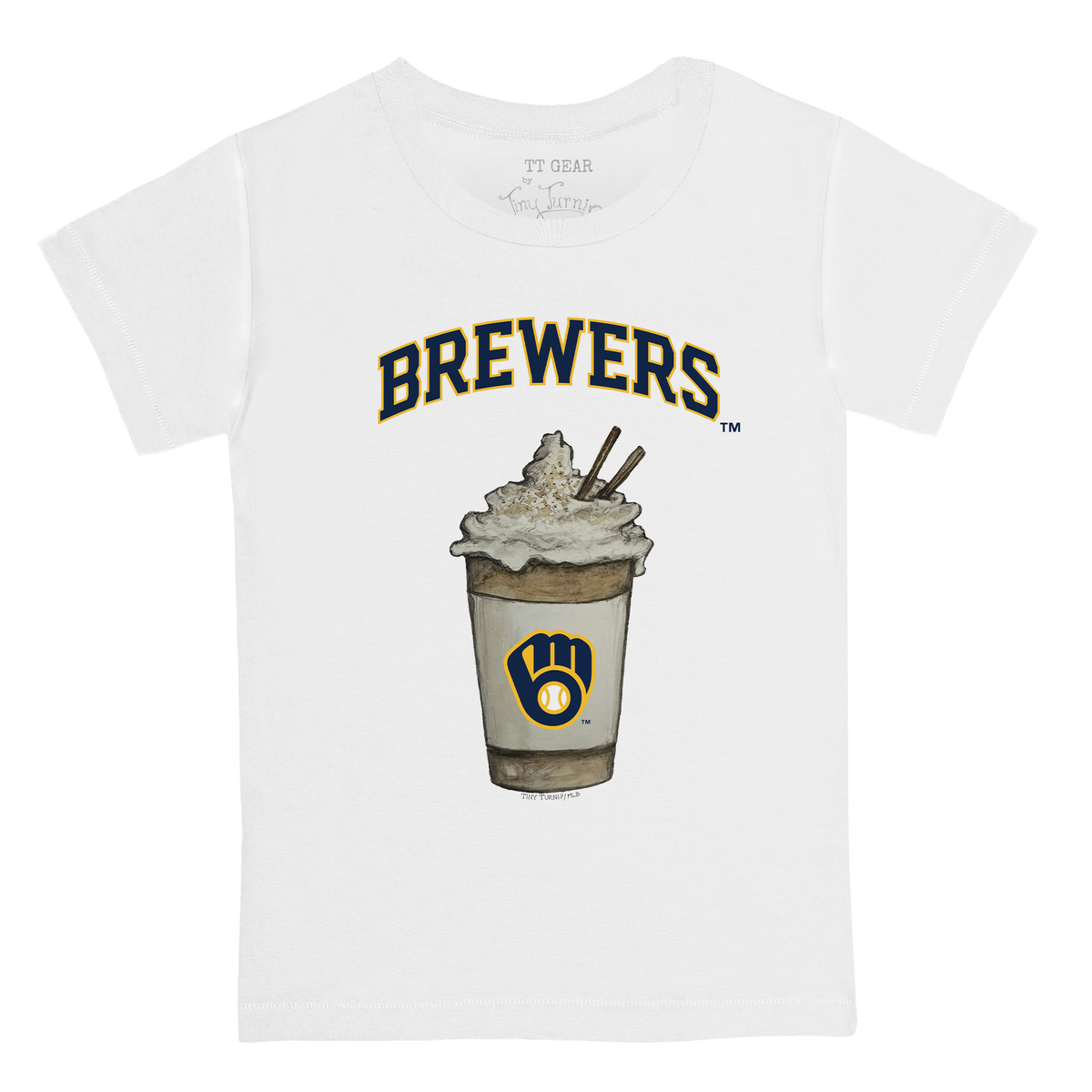 Milwaukee Brewers Latte Kid's Tee Shirt