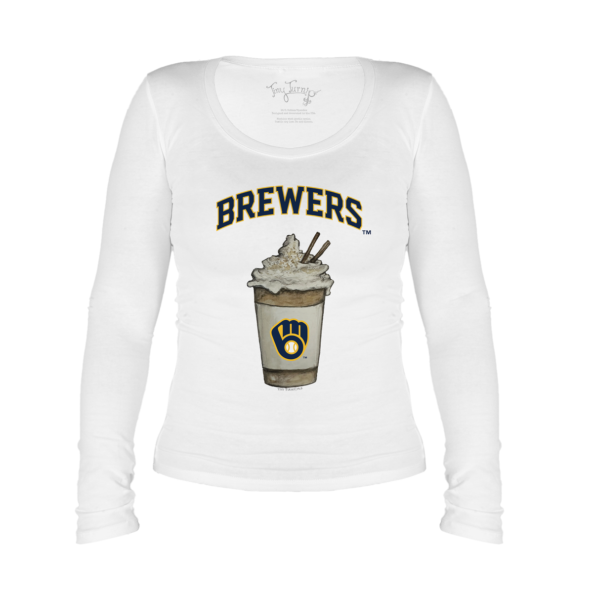 Milwaukee Brewers Latte Legend Long Sleeve