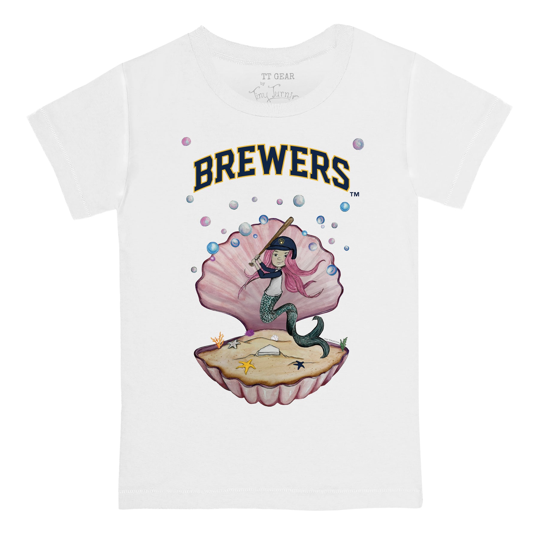Milwaukee Brewers Mermaid Tee Shirt
