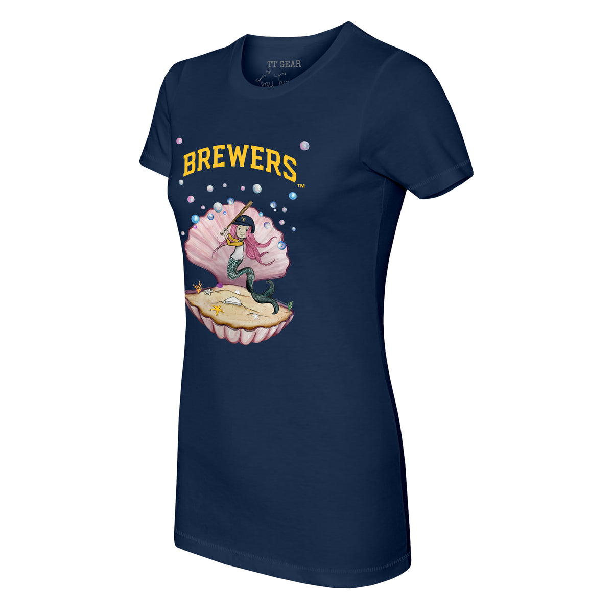 Milwaukee Brewers Mermaid Tee Shirt