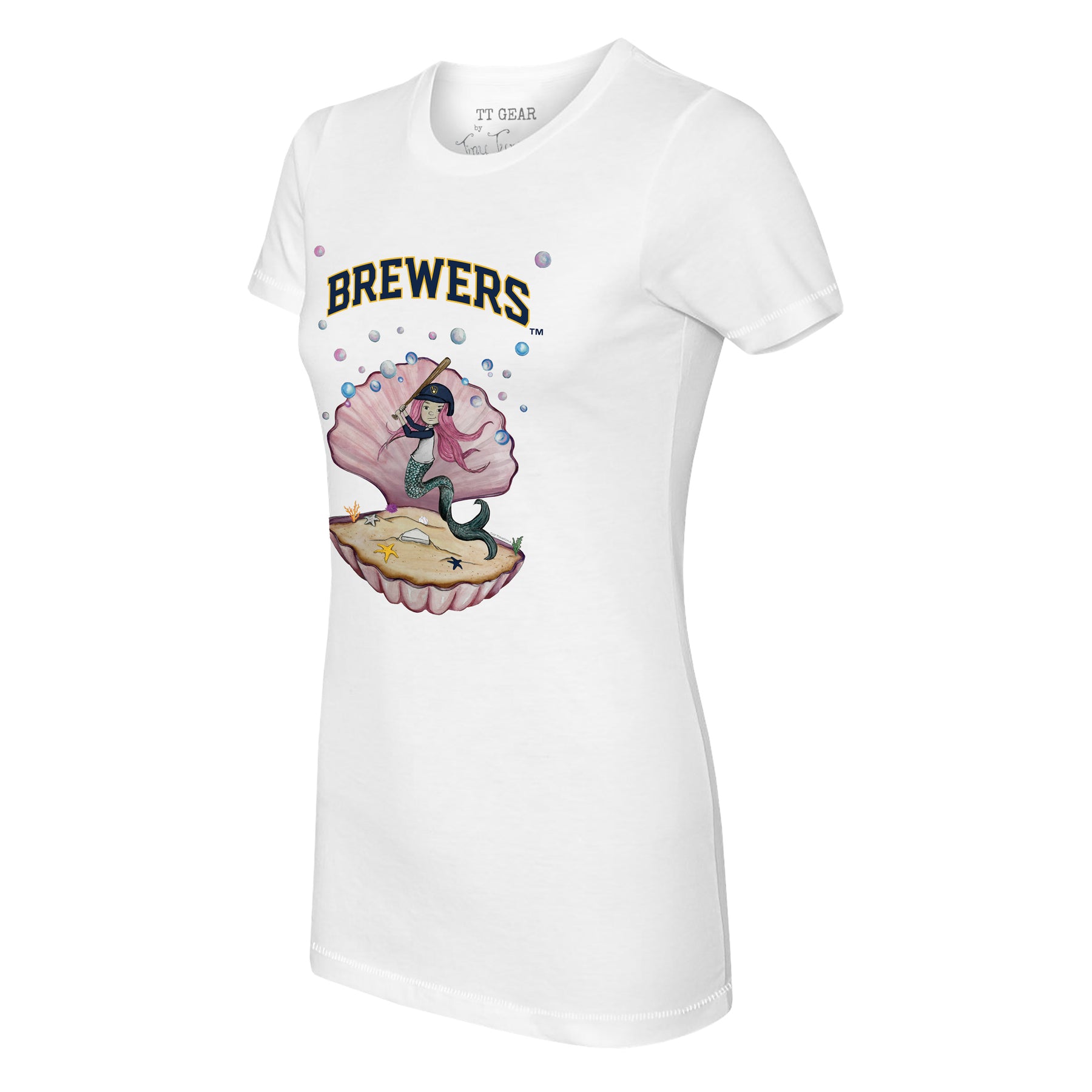 Milwaukee Brewers Mermaid Tee Shirt