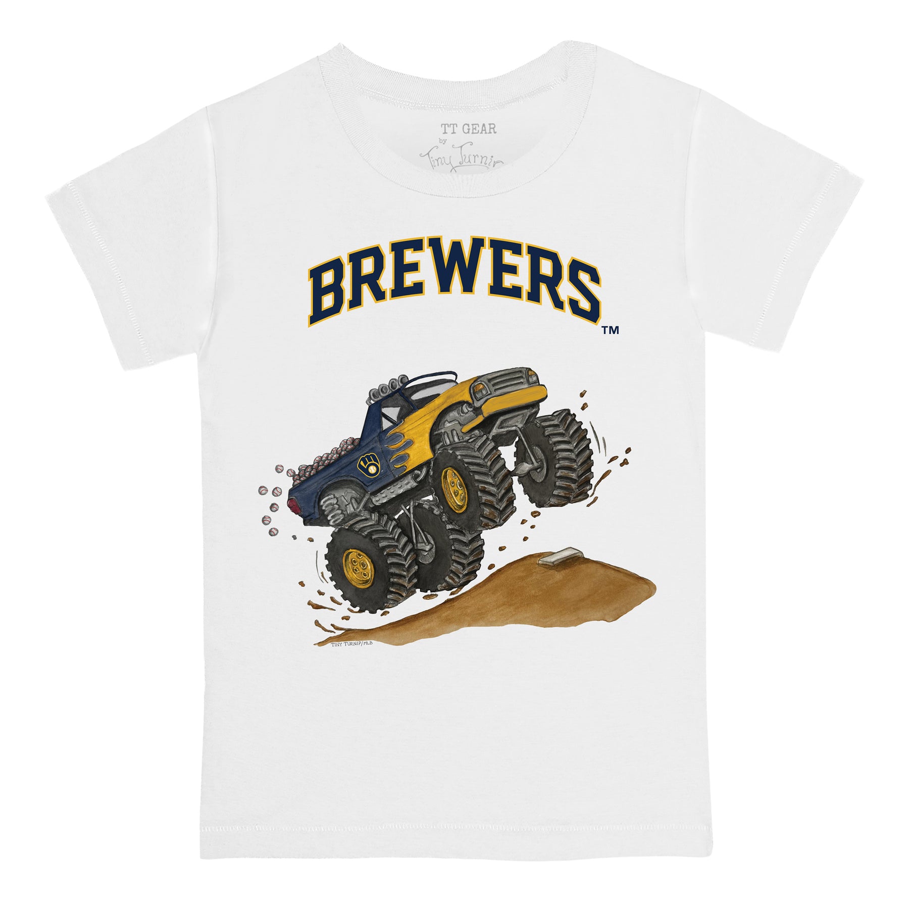 Milwaukee Brewers Monster Truck Tee Shirt