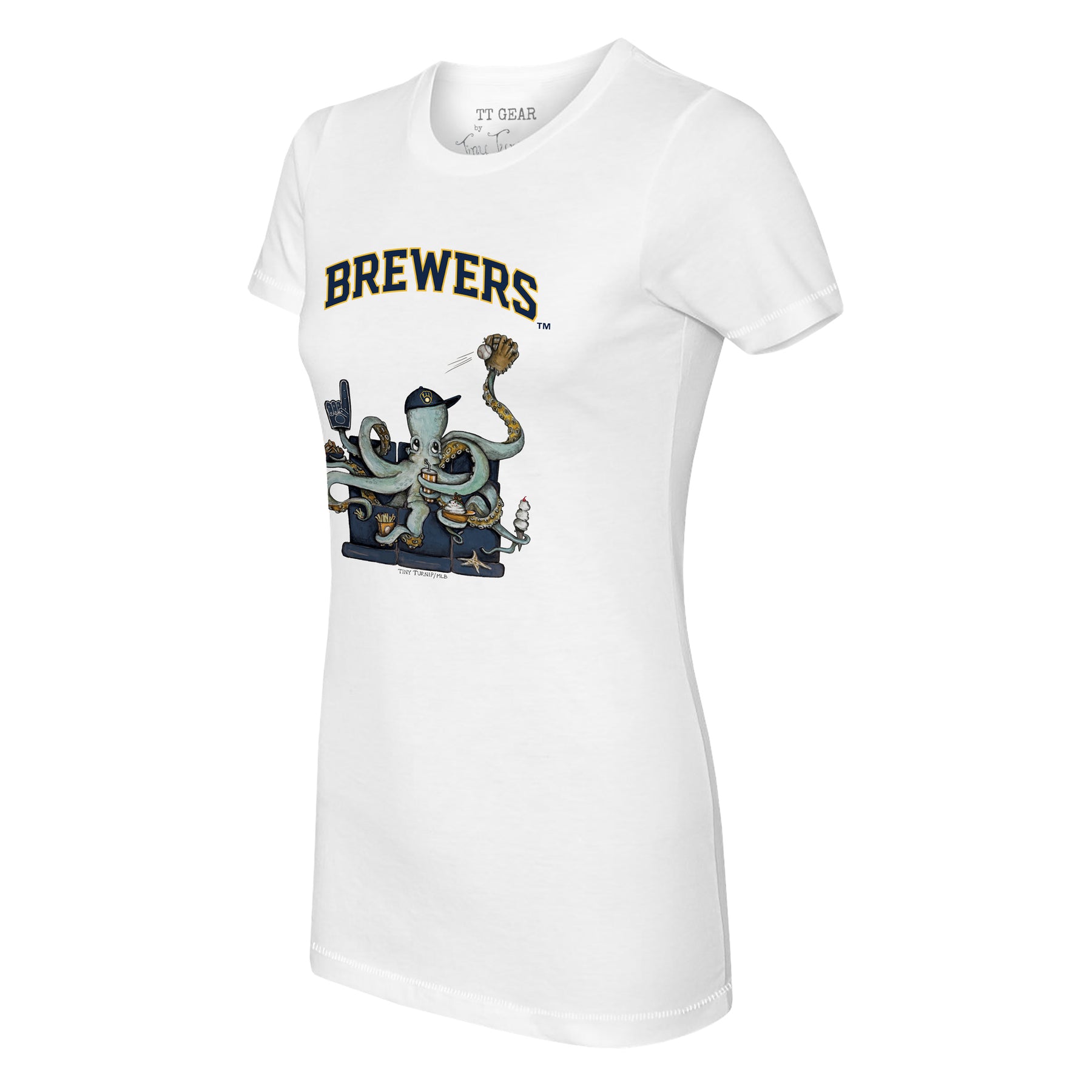 Milwaukee Brewers Octopus Tee Shirt