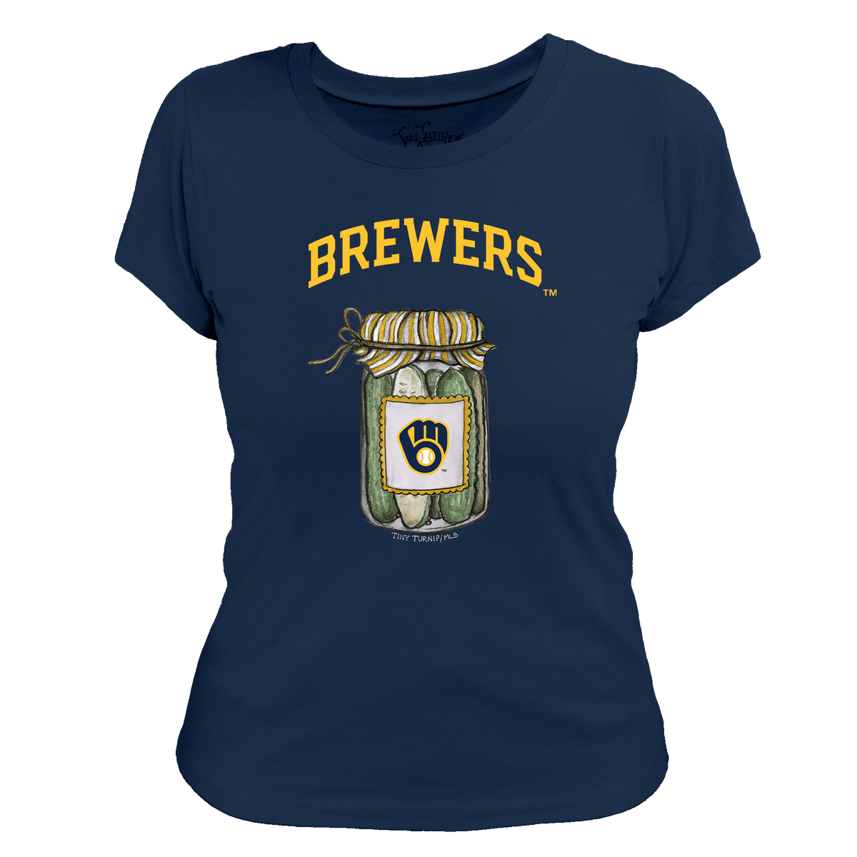 Milwaukee Brewers Pickle Jar Women's Tee Shirt