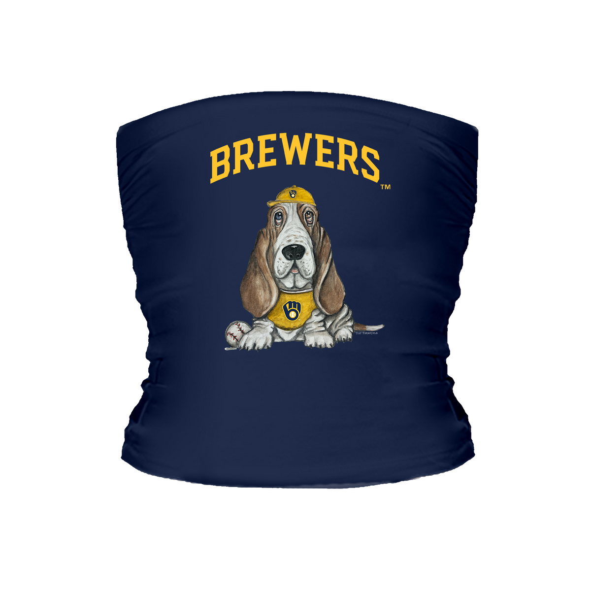 Milwaukee Brewers Puddy Tube Top - Tiny Turnip