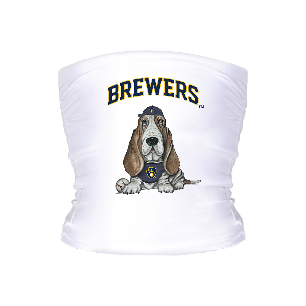 Milwaukee Brewers Puddy Tube Top - Tiny Turnip