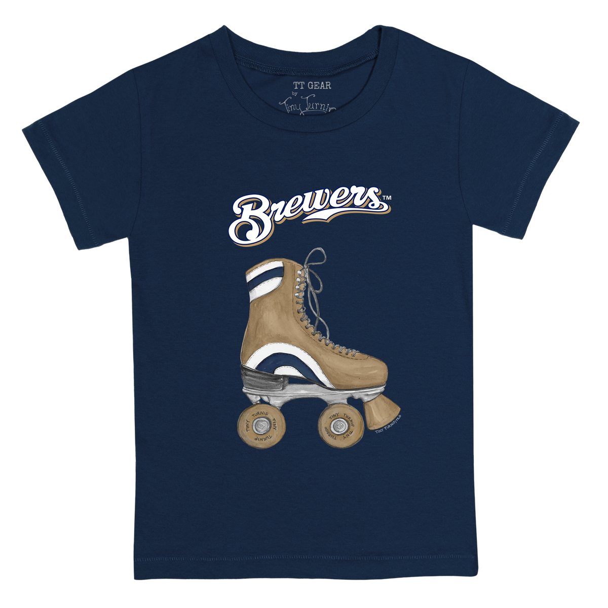 Milwaukee Brewers Retro Skate Kid's Tee Shirt