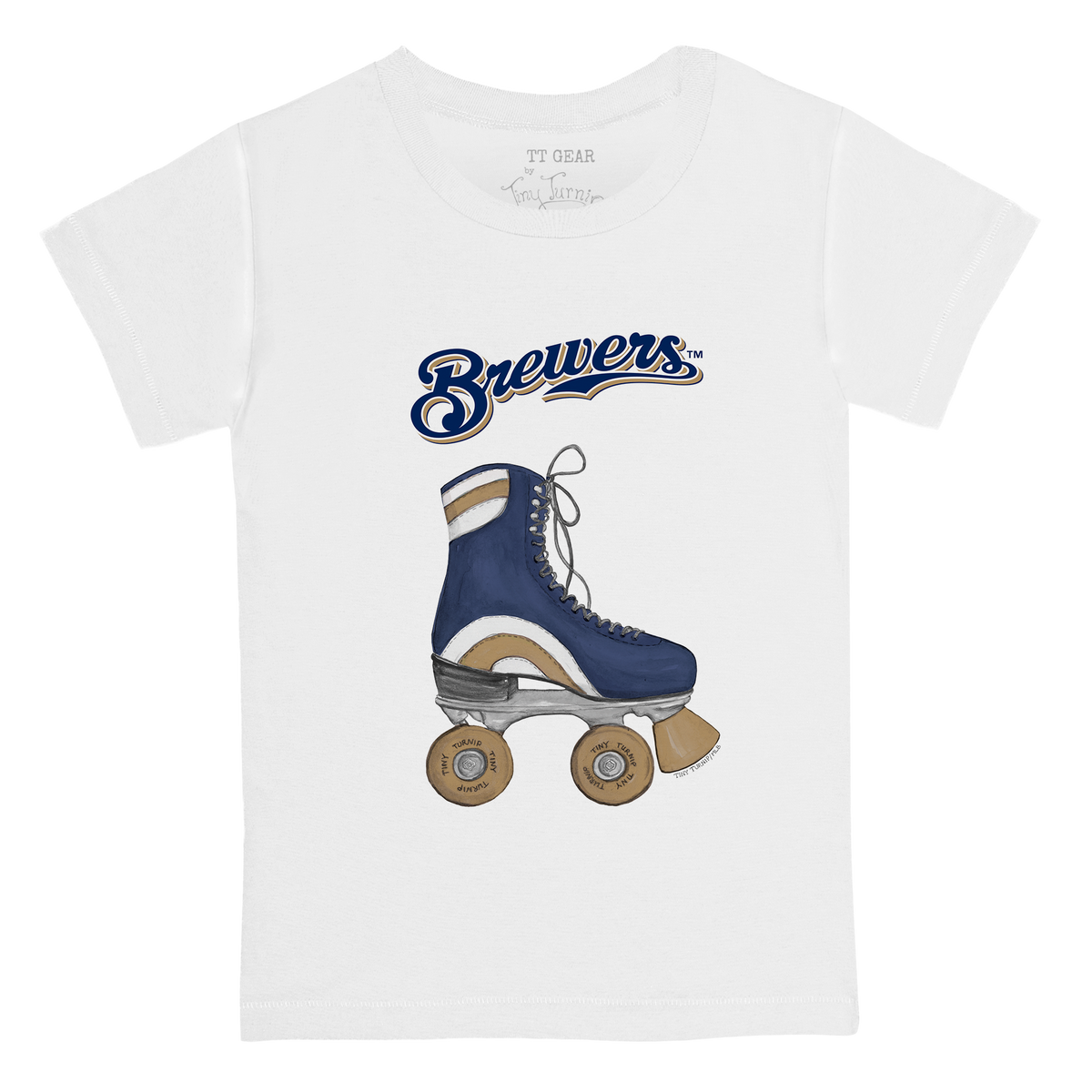 Milwaukee Brewers Retro Skate Kid's Tee Shirt