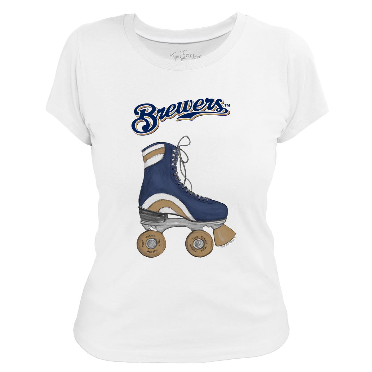 Milwaukee Brewers Retro Skate Women's Tee Shirt
