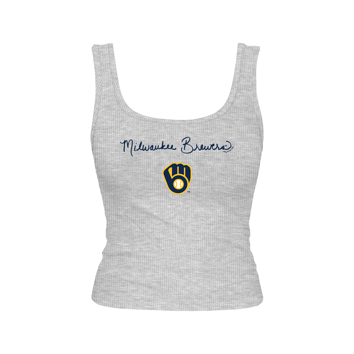Milwaukee Brewers Logo Script Emmy Tank