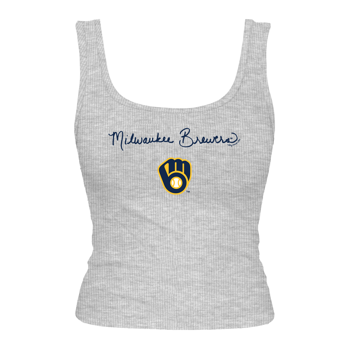 Milwaukee Brewers Logo Script Emmy Tank