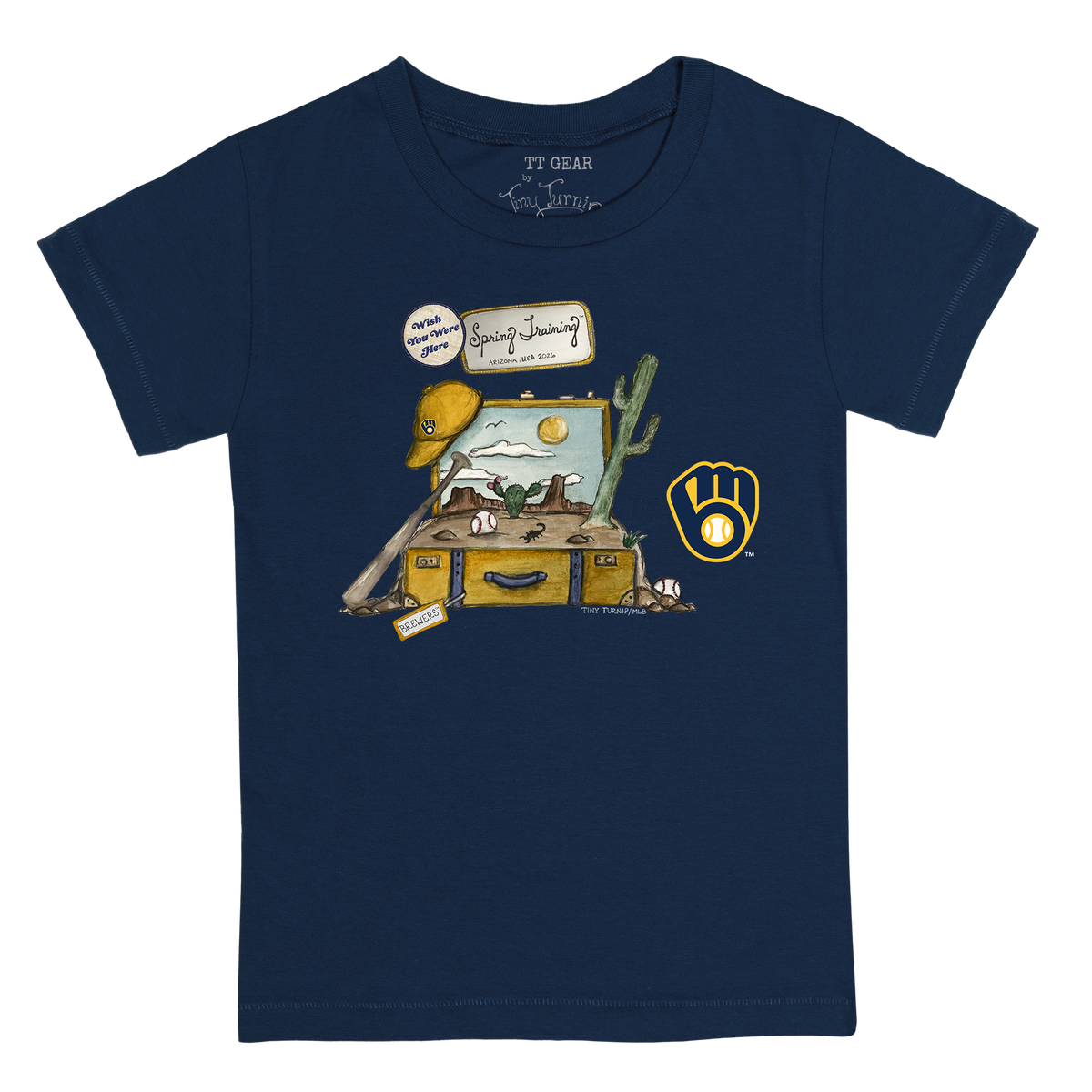 Milwaukee Brewers Spring Training 2026 Kid's Tee Shirt - Tiny Turnip