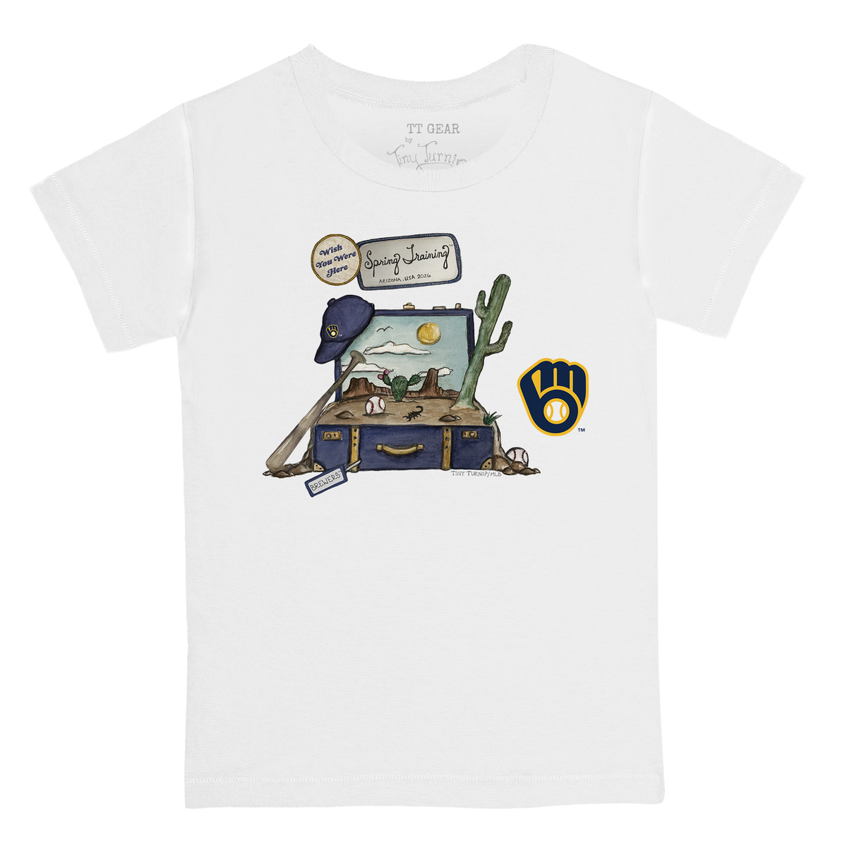 Milwaukee Brewers Spring Training 2026 Kid's Tee Shirt - Tiny Turnip
